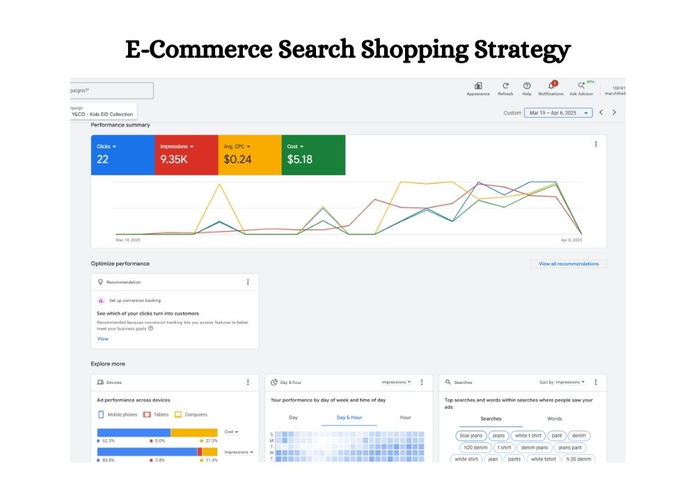E-Commerce Search Shopping Strategy