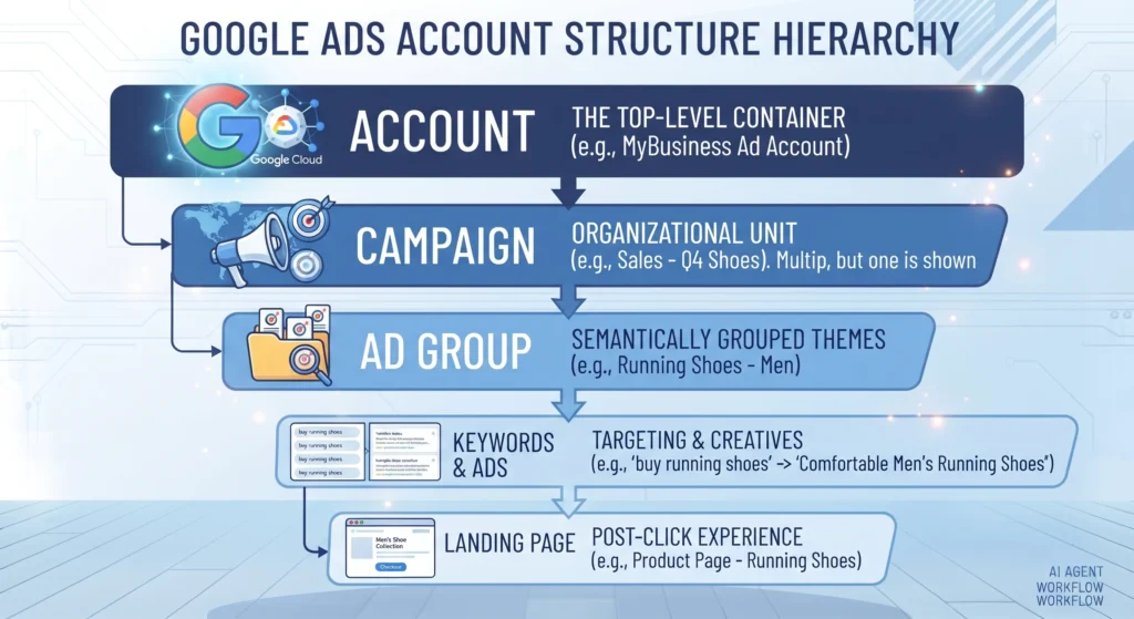 Google Ads account structure