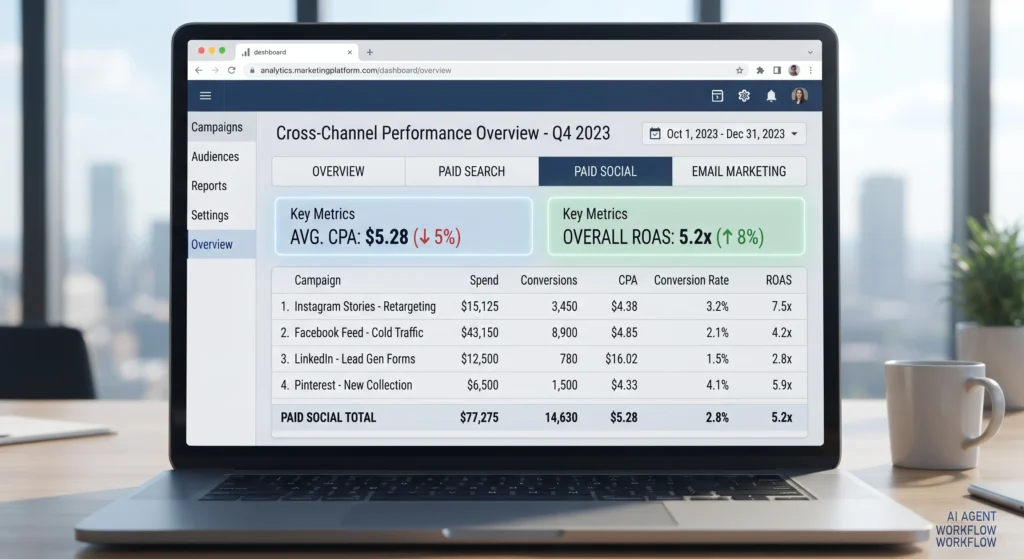 performance marketing dashboard
